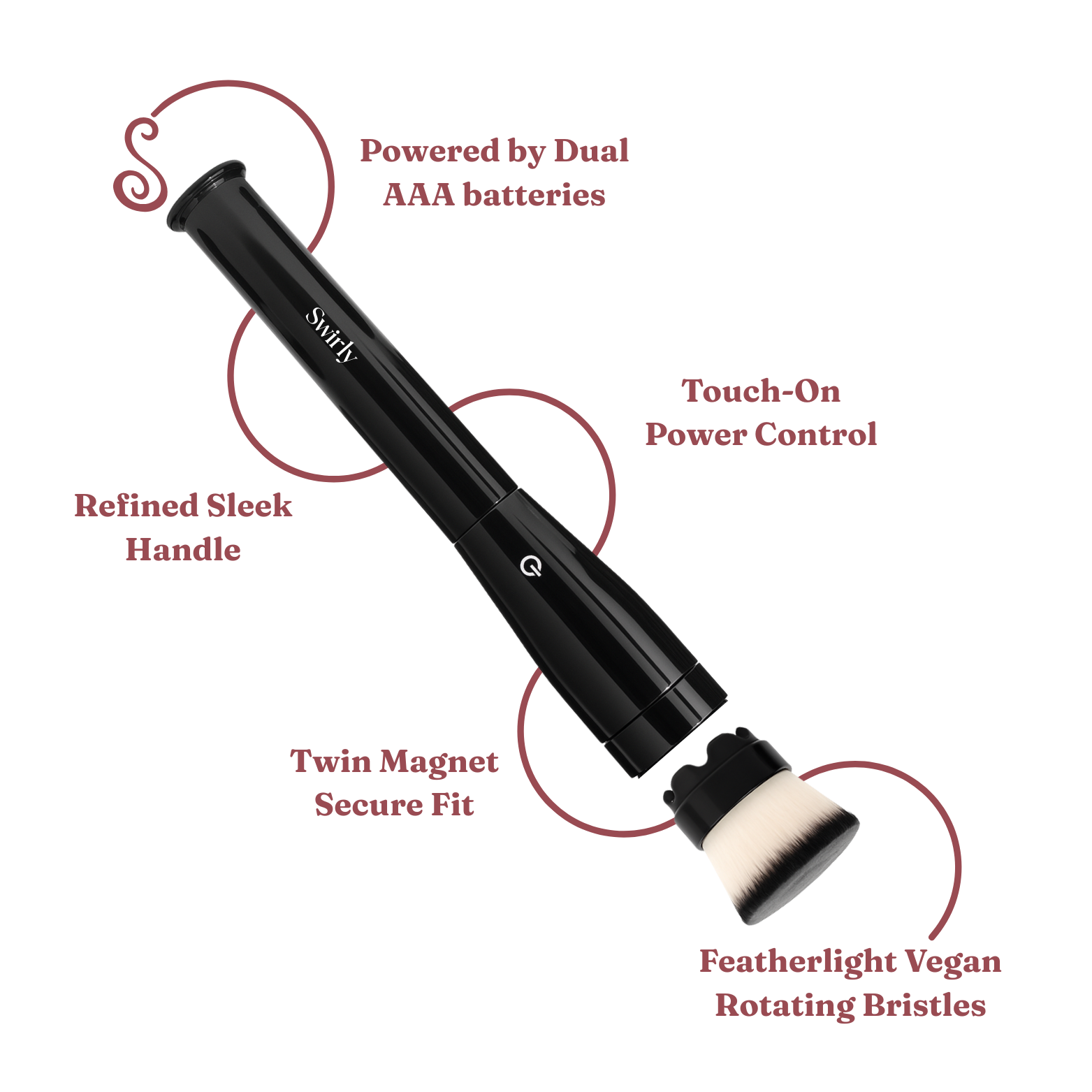 Swirly Silk Touch - Pro Make Up Blender